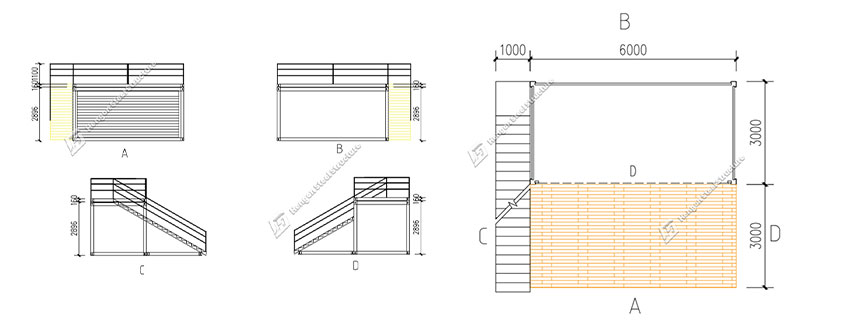 Botswana detachable container bar Botswana detachable container bar