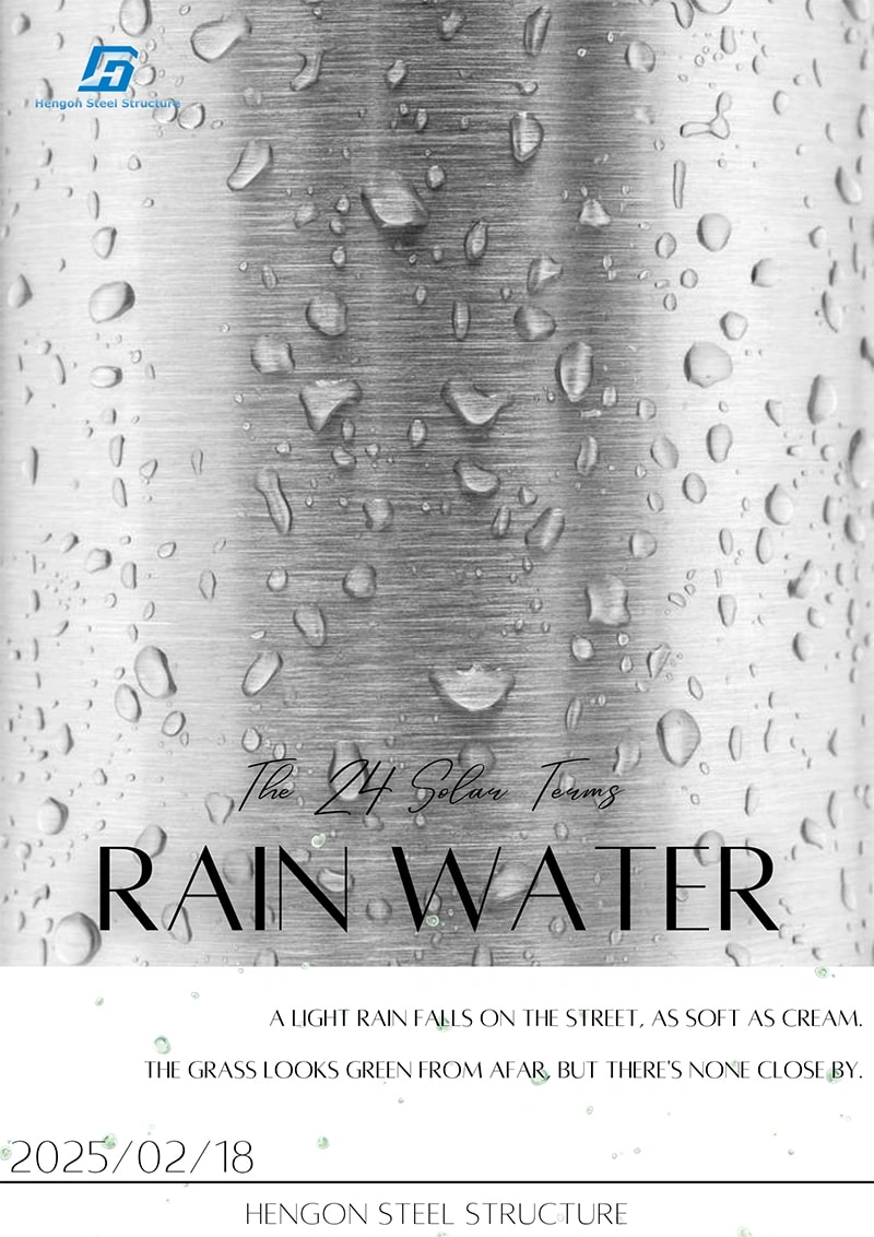 Rain Water is coming and the weather is warming up Rain Water is coming and the weather is warming up