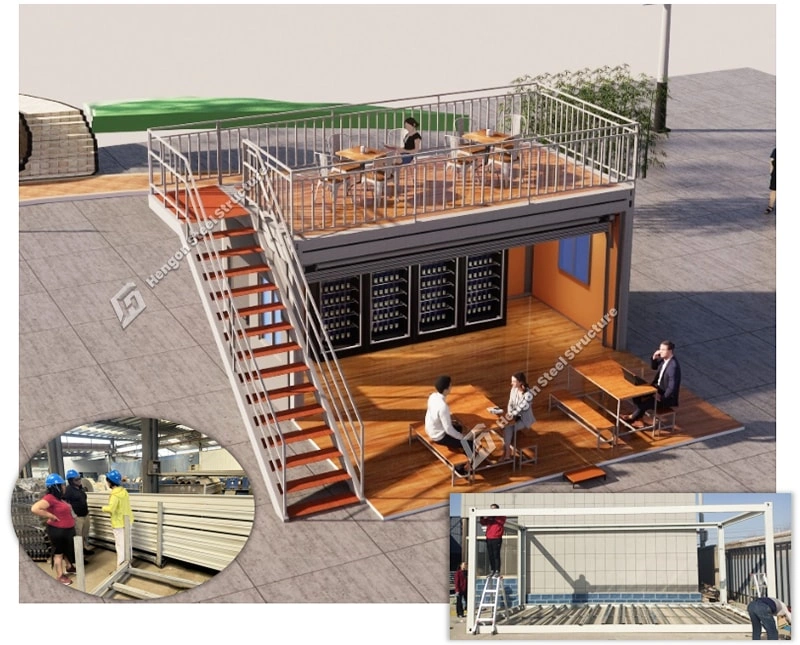 Botswana-20ft Detachable container bar