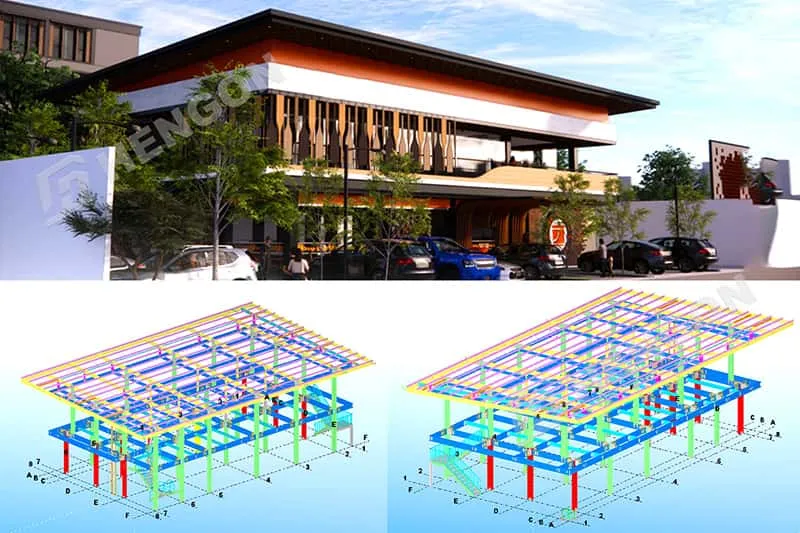 Prefabricated Steel Structure Restaurant Project | Customized Design & Smooth Delivery Prefabricated Steel Structure Restaurant Project | Customized Design & Smooth Delivery