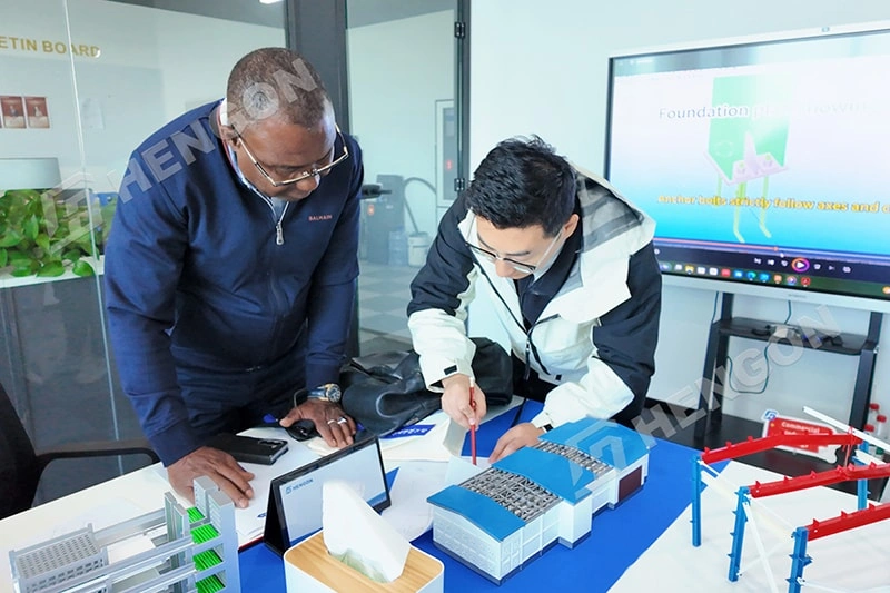 Réunion Client Visits Hengon to Discuss Installation and Future  Réunion Client Visits Hengon to Discuss Installation and Future