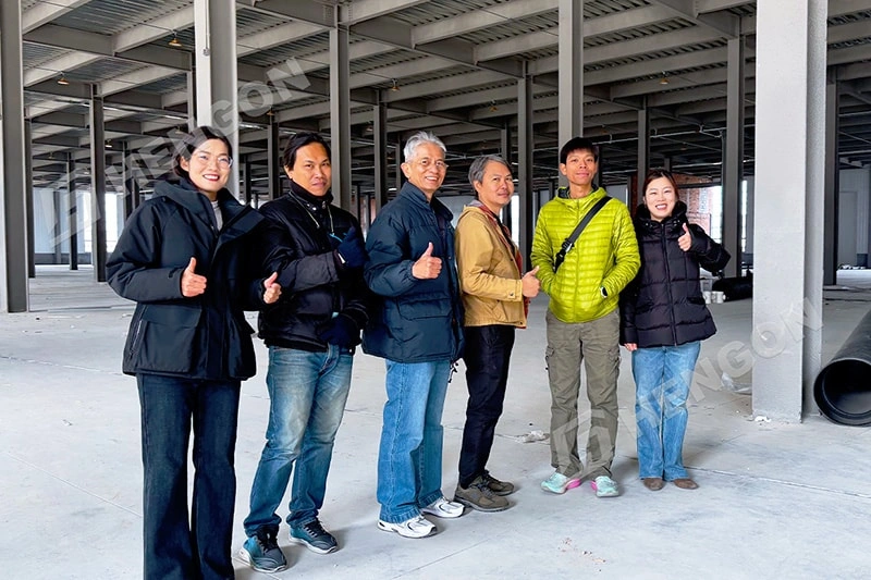 Thailand Client Confirms Steel Workshop Project with Crane and Mezzanine